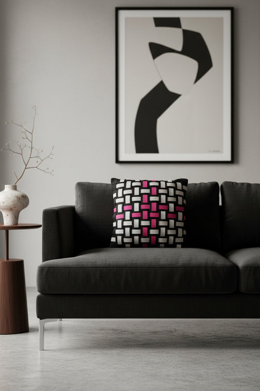 Vogue - Handgewebtes Design-Kissen