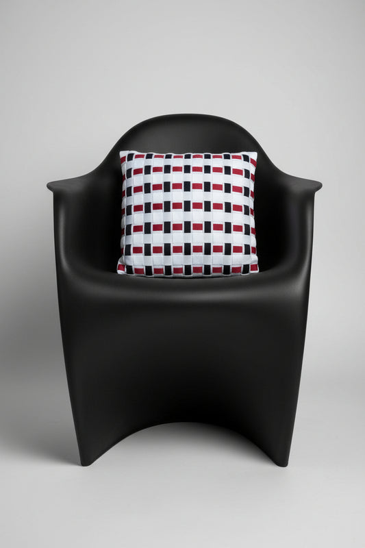 Akzent - Handgewebtes Design-Kissen