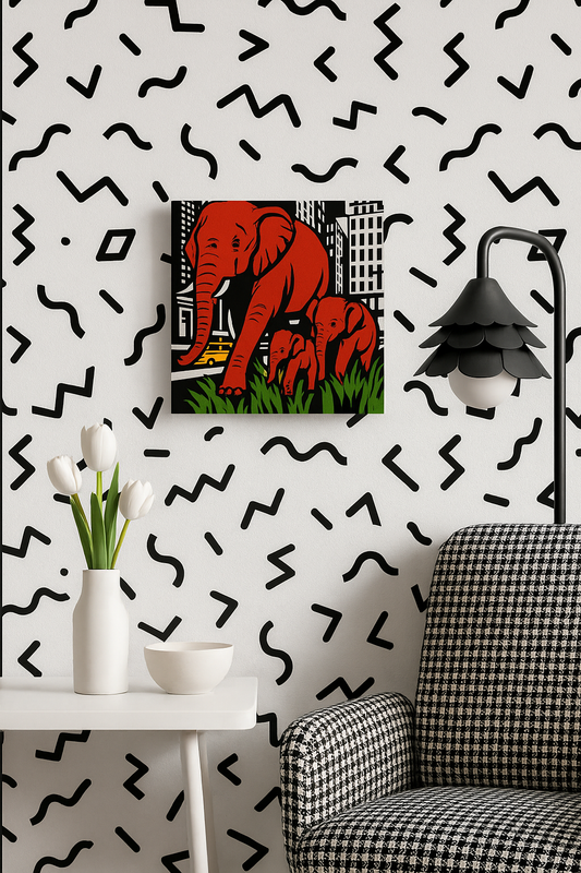 Empire Herd / Mini-Leinwandbild - WOOVE