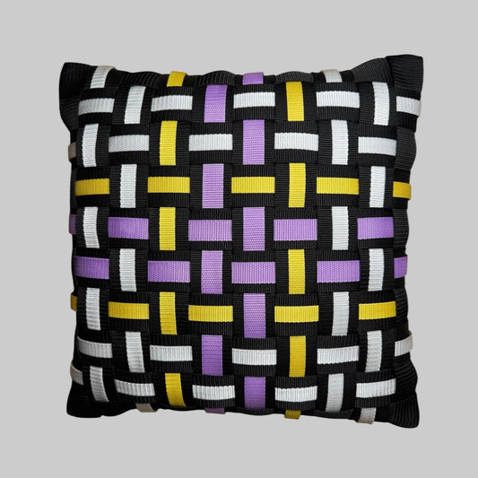 ROYAL GRID Neonmix l Kissenbezug - WOOVE