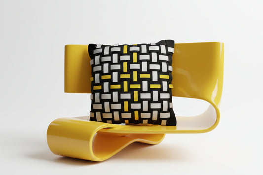 021 NEON GRID SOLAR Neonmix l Kissenbezug - WOOVE