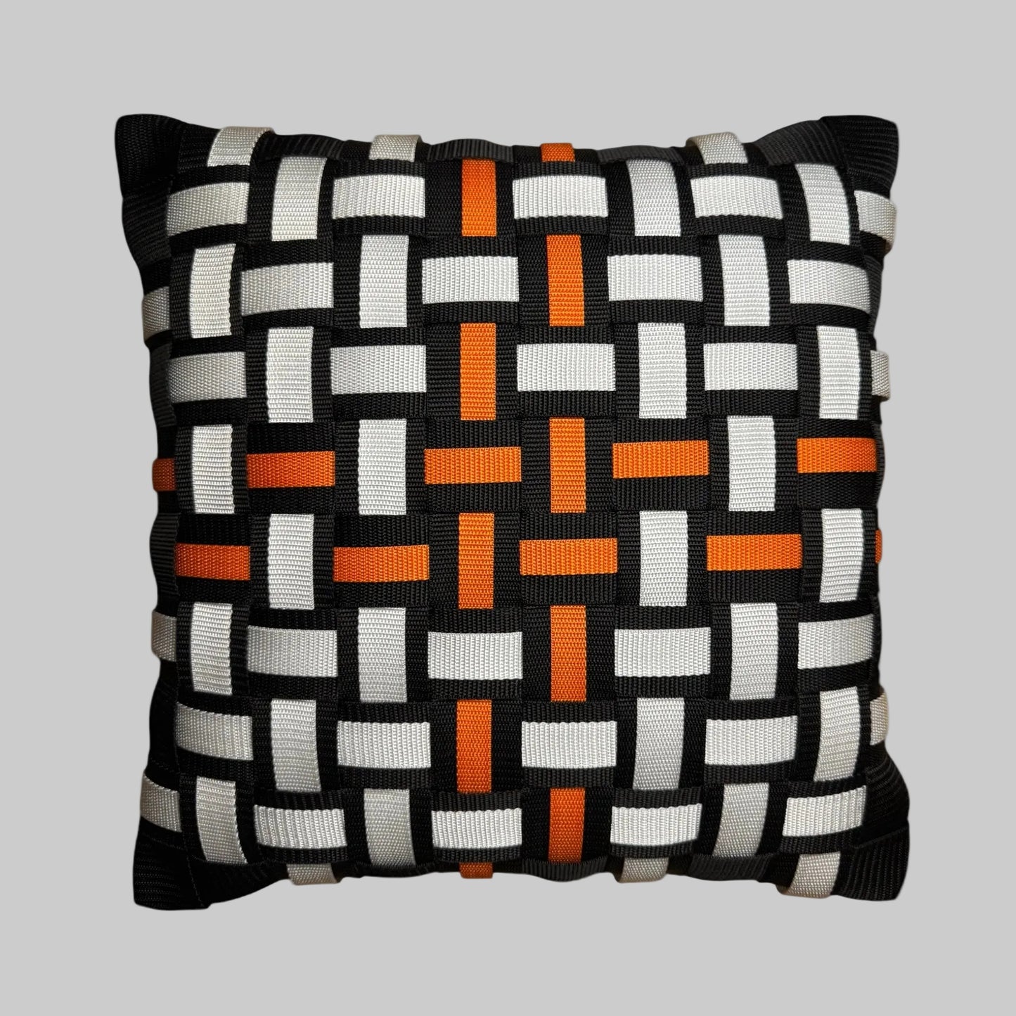 021 NEON GRID EMBER Neonmix l Kissenbezug - WOOVE