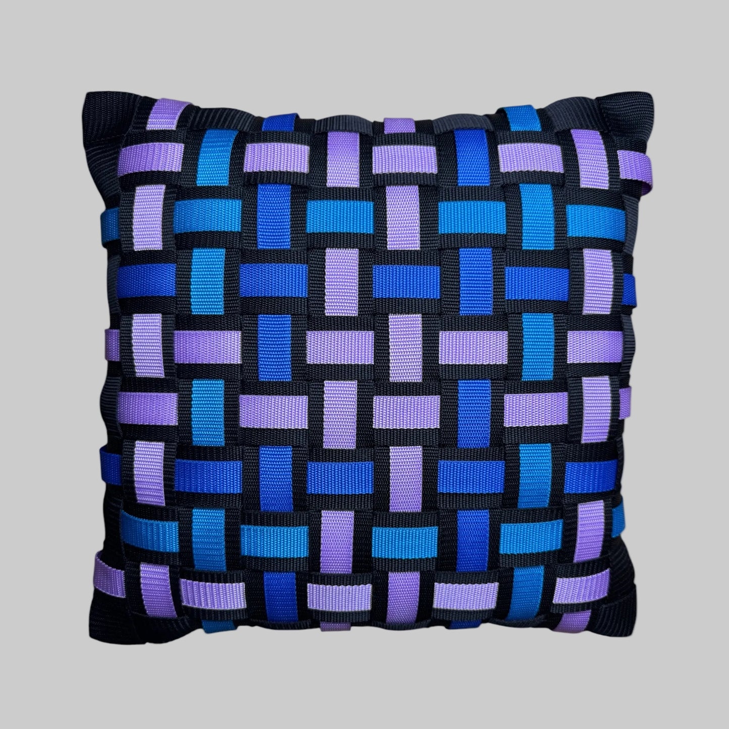 021 NEON GRID AURORA Neonmix l Kissenbezug - WOOVE