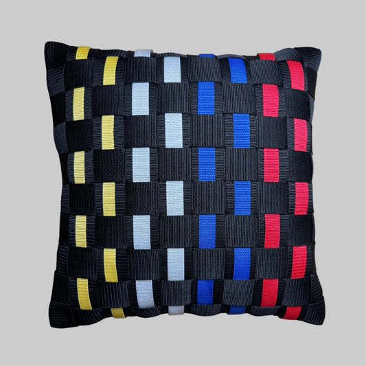 02 ATOMIC LIGHTS Multicolor l Kissenbezug - WOOVE