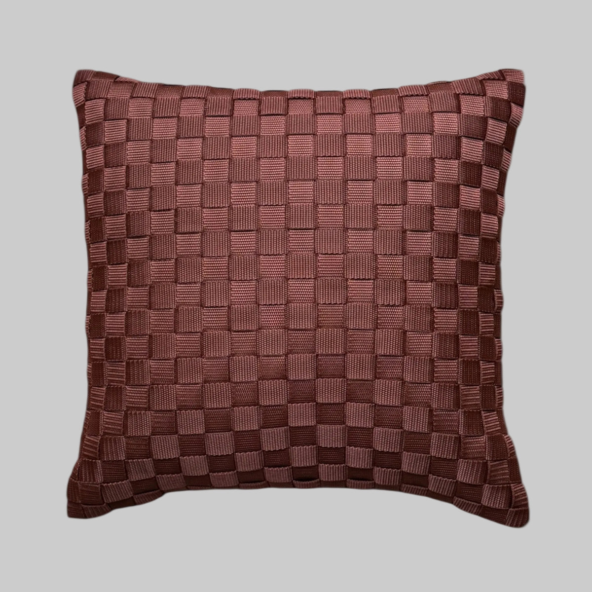 CHESTNUT PLAIN Cognac l Kissenbezug - WOOVE