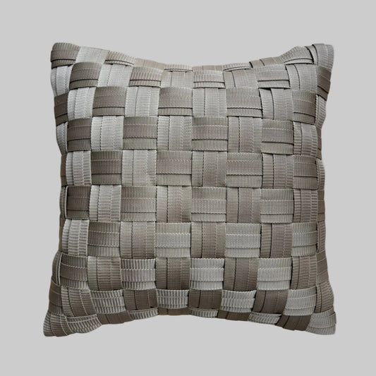 Duna - Handgewebtes Design-Kissen / Sand