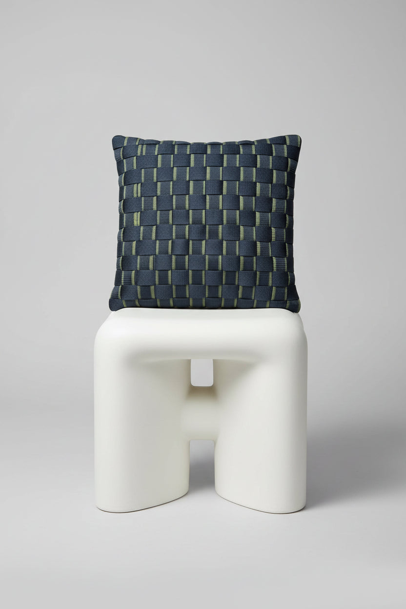 Forest Noir - Handwoven Cushion